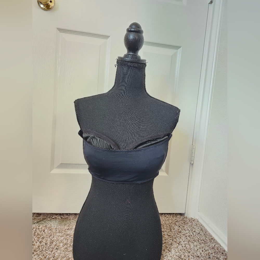 Cupshe Classic Black Bikini Top XL